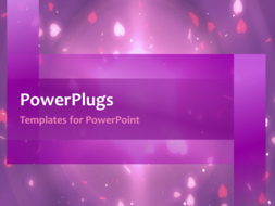 PowerPoint Template - Flying hearts background